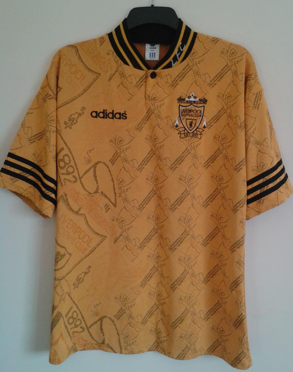 maillot liverpool fc third 1994-1996 rétro