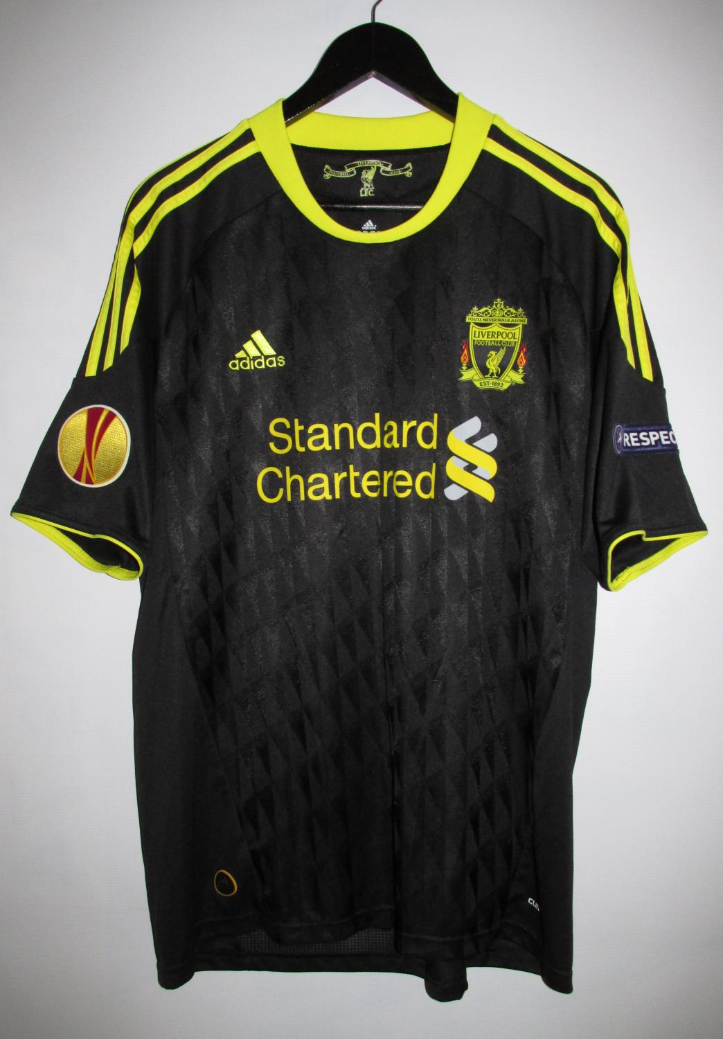 maillot liverpool fc third 2010-2011 rétro