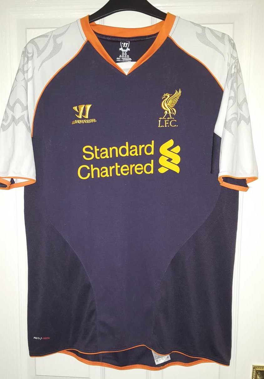 maillot liverpool fc third 2012-2013 rétro