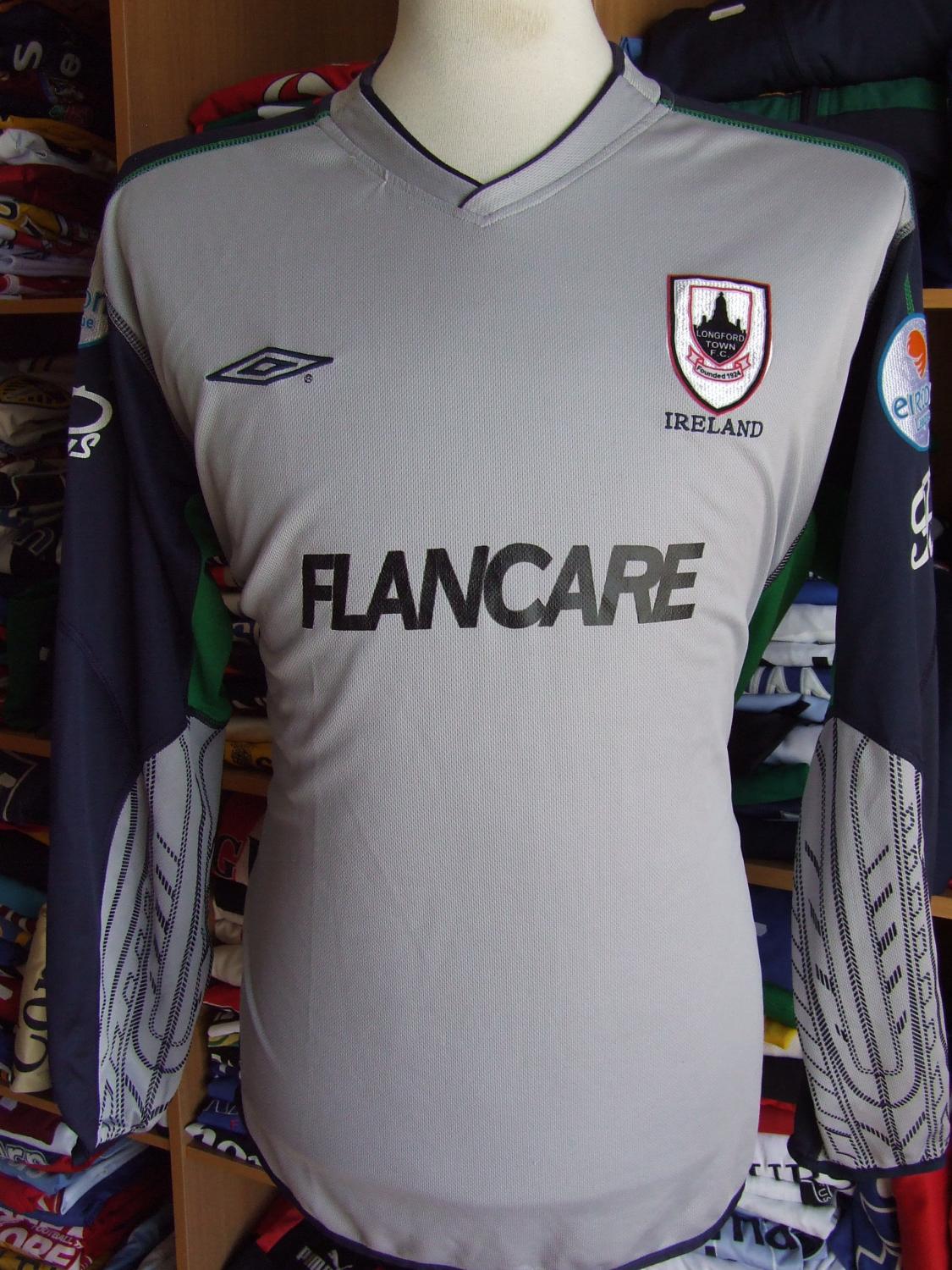 maillot longford town gardien 2006 rétro