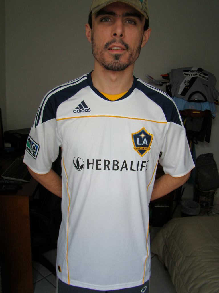 maillot los angeles galaxy domicile 2010-2011 rétro