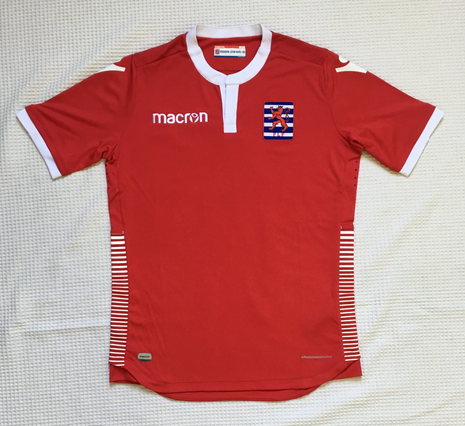 maillot luxembourg domicile 2018-2019 rétro