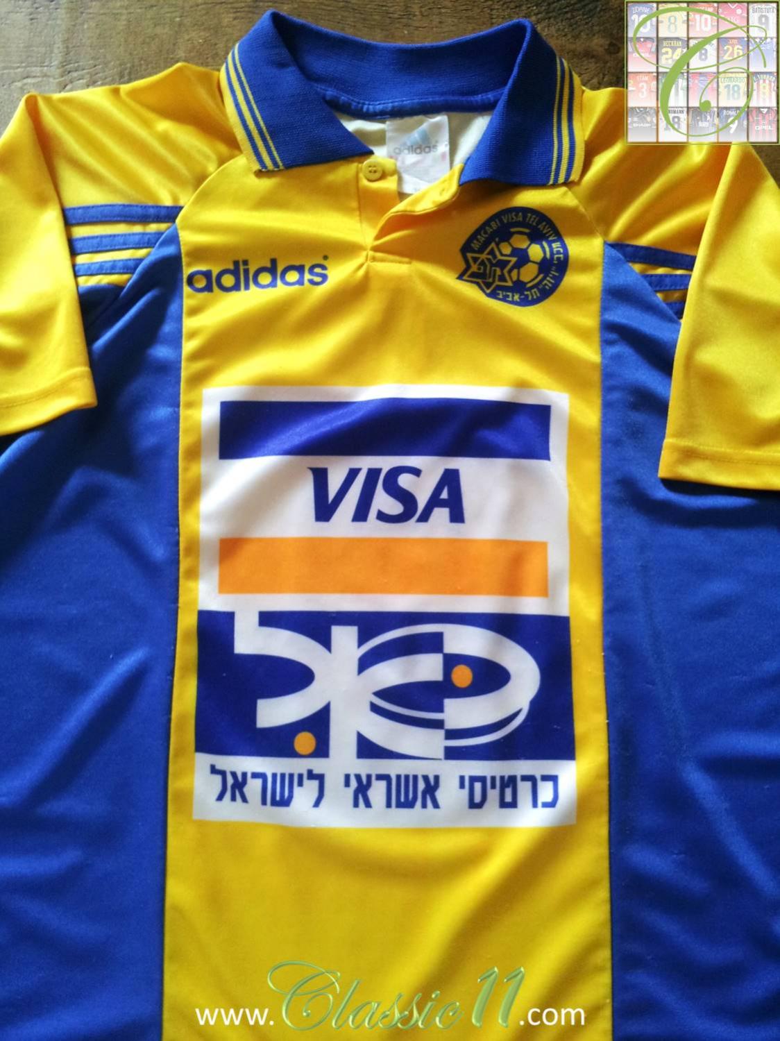 maillot maccabi tel-aviv domicile 1998-1999 pas cher