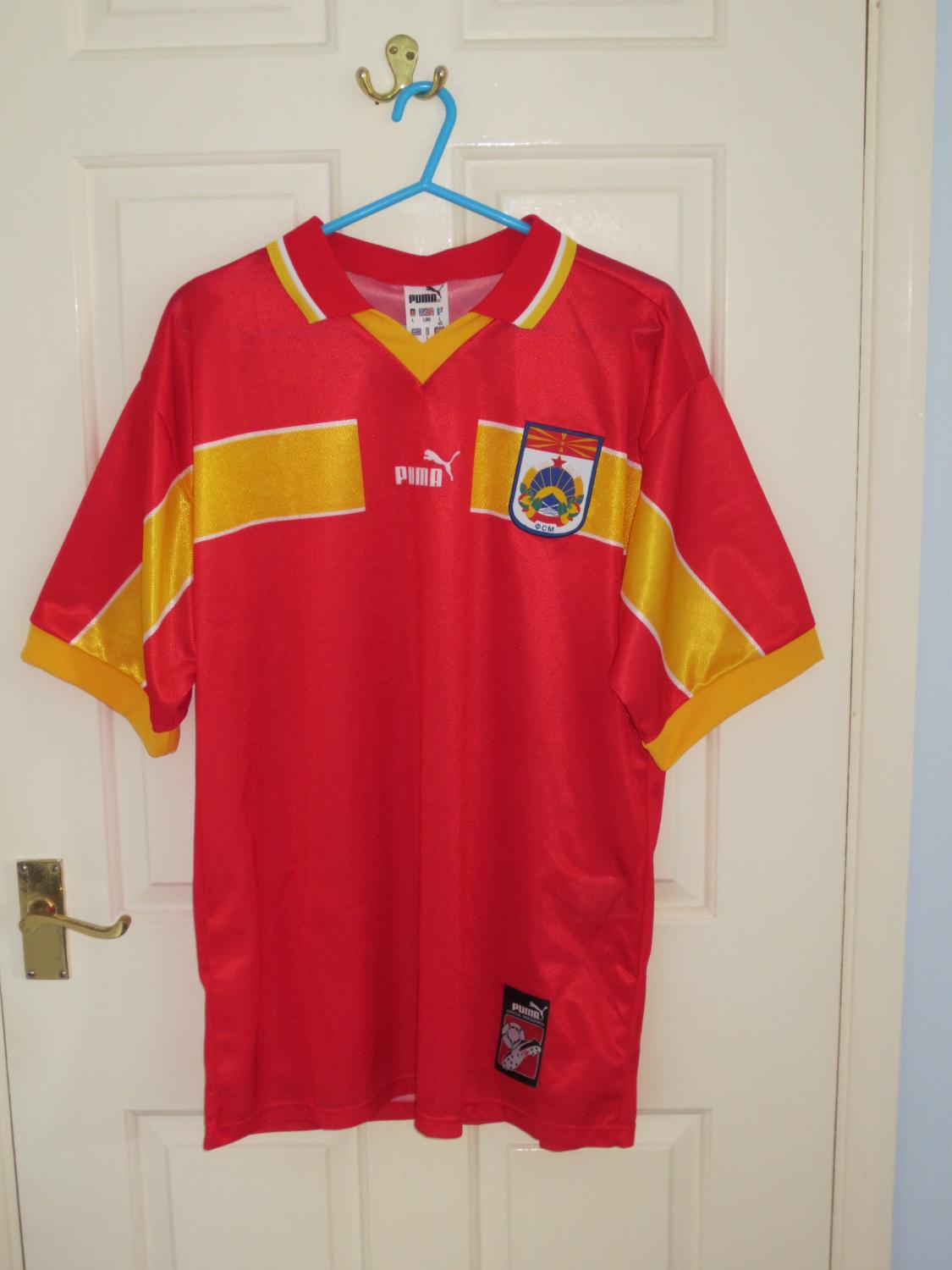 maillot macédoine du nord domicile 1998-2001 rétro