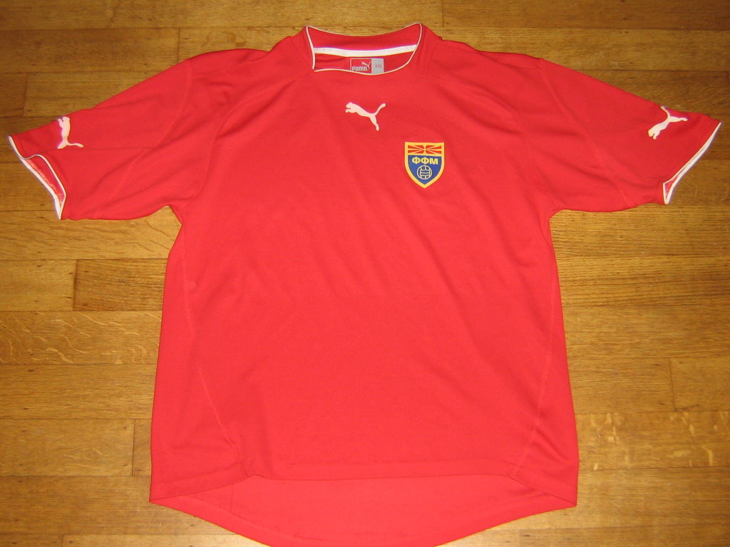 maillot macédoine du nord domicile 2003 pas cher