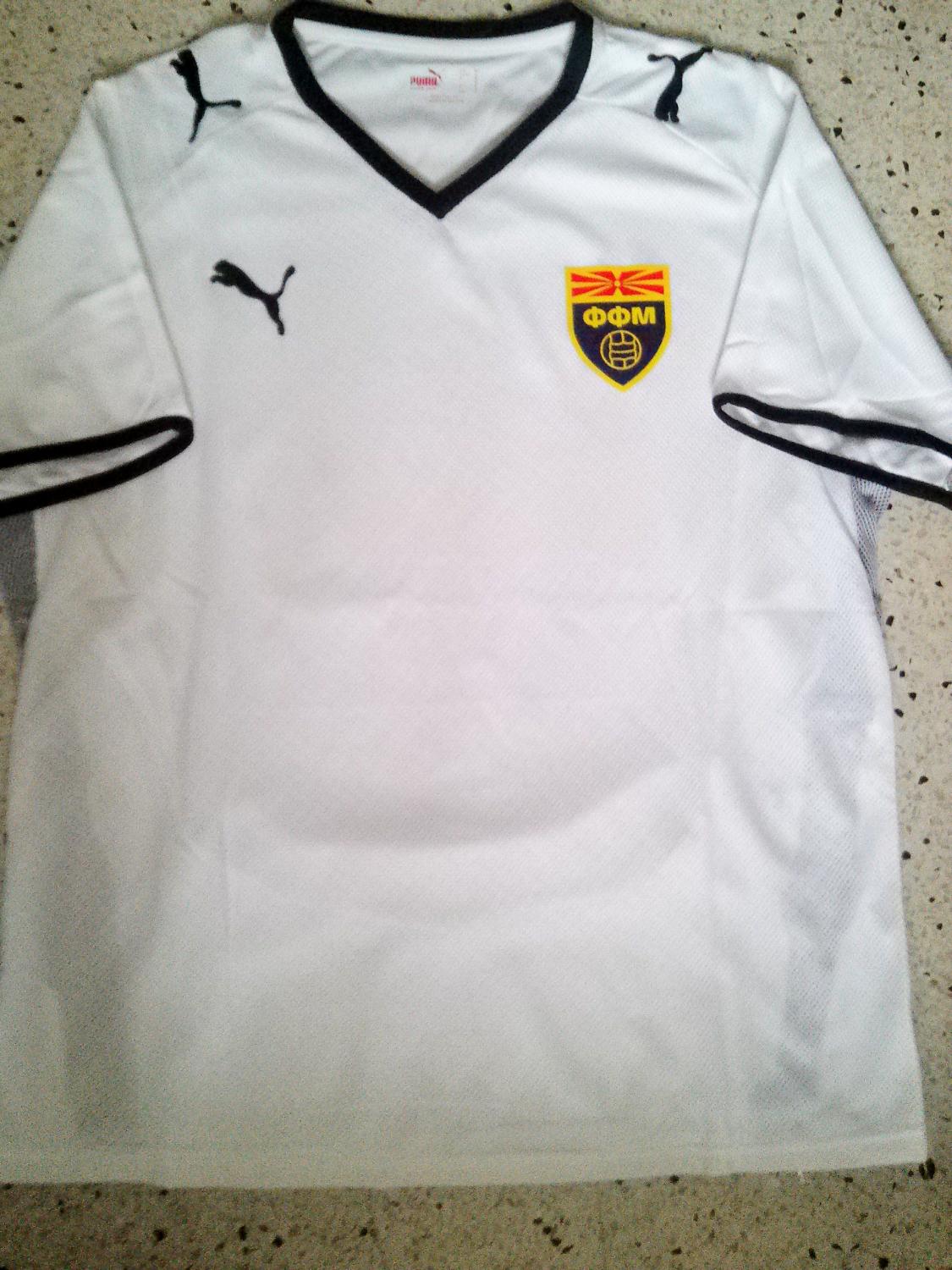 maillot macédoine du nord exterieur 2008-2010 rétro