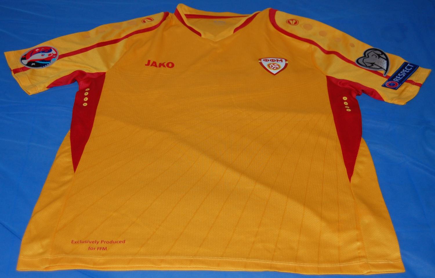 maillot macédoine du nord third 2014-2015 pas cher