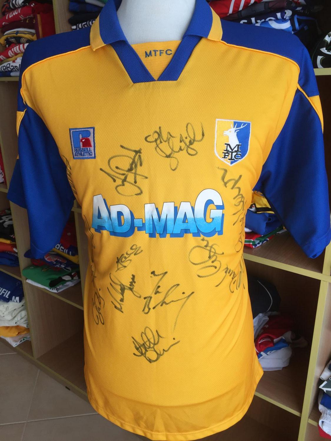 maillot mansfield town fc domicile 1998-1999 pas cher