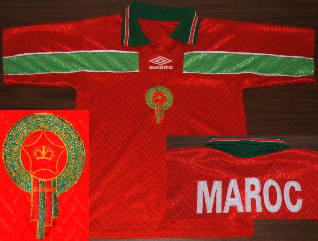 maillot maroc domicile 1995 rétro