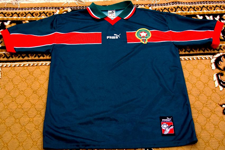 maillot maroc domicile 1998 rétro
