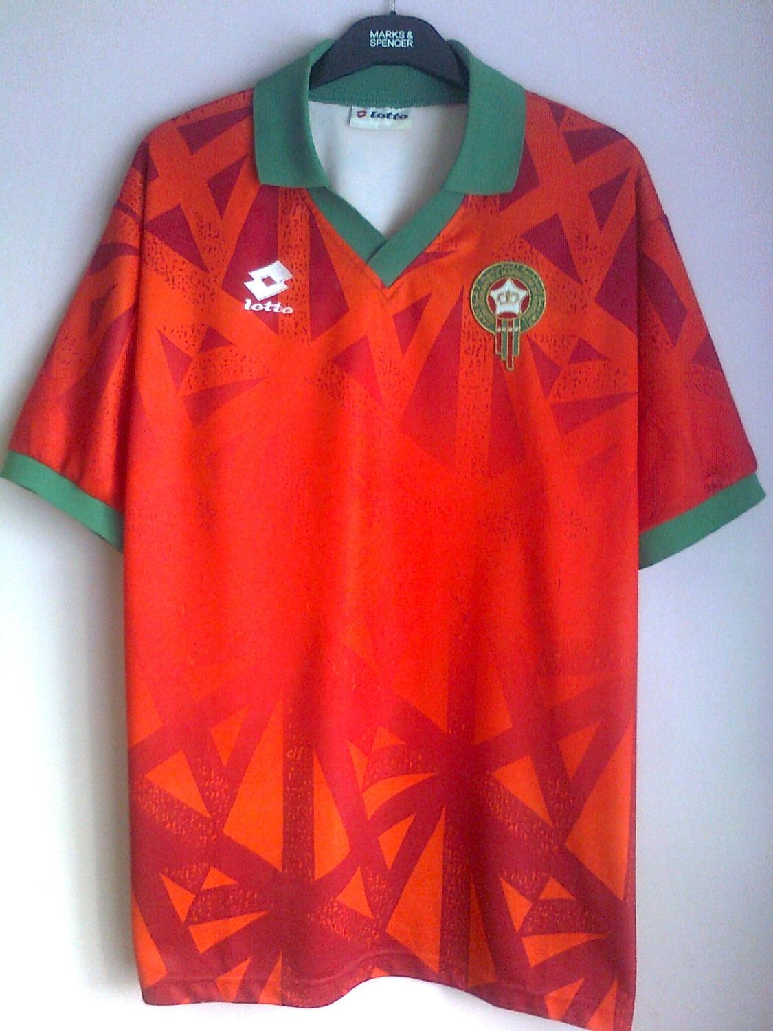maillot maroc exterieur 1995-1996 pas cher