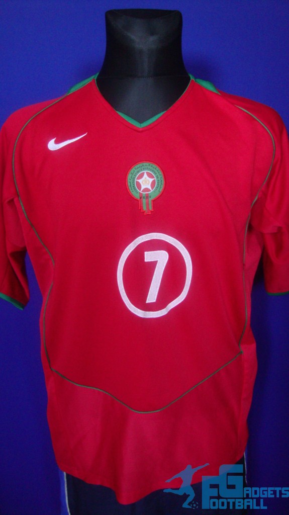 maillot maroc exterieur 2004-2005 pas cher