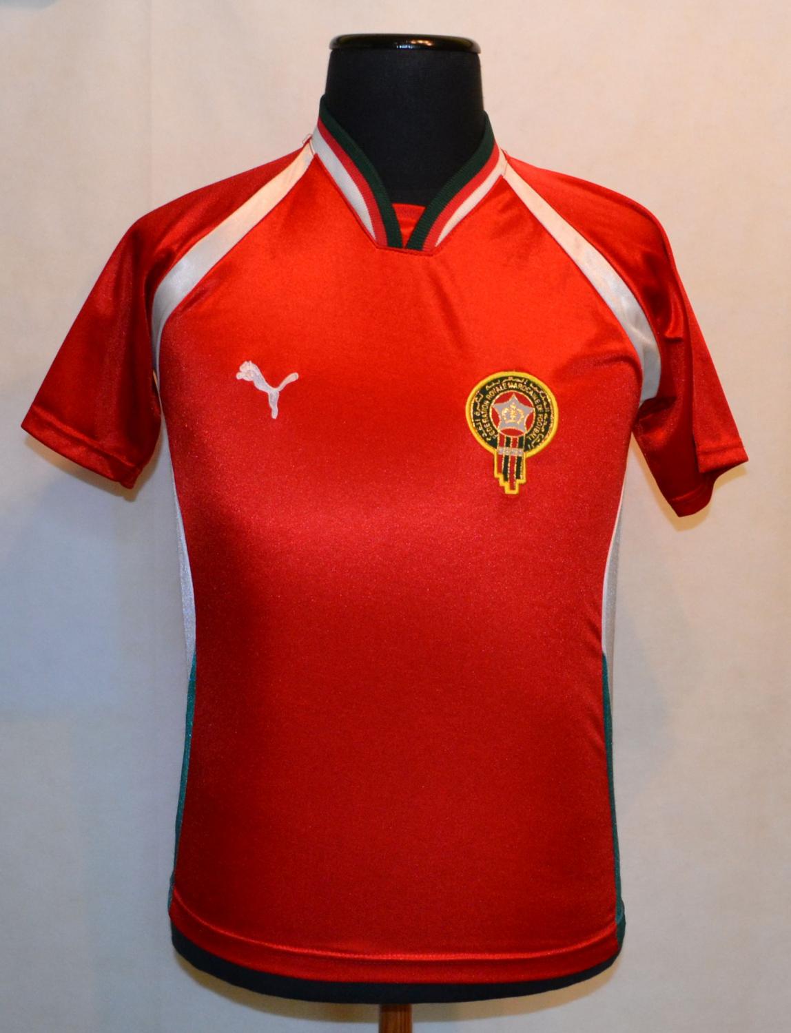 maillot maroc réplique 2000-2001 pas cher