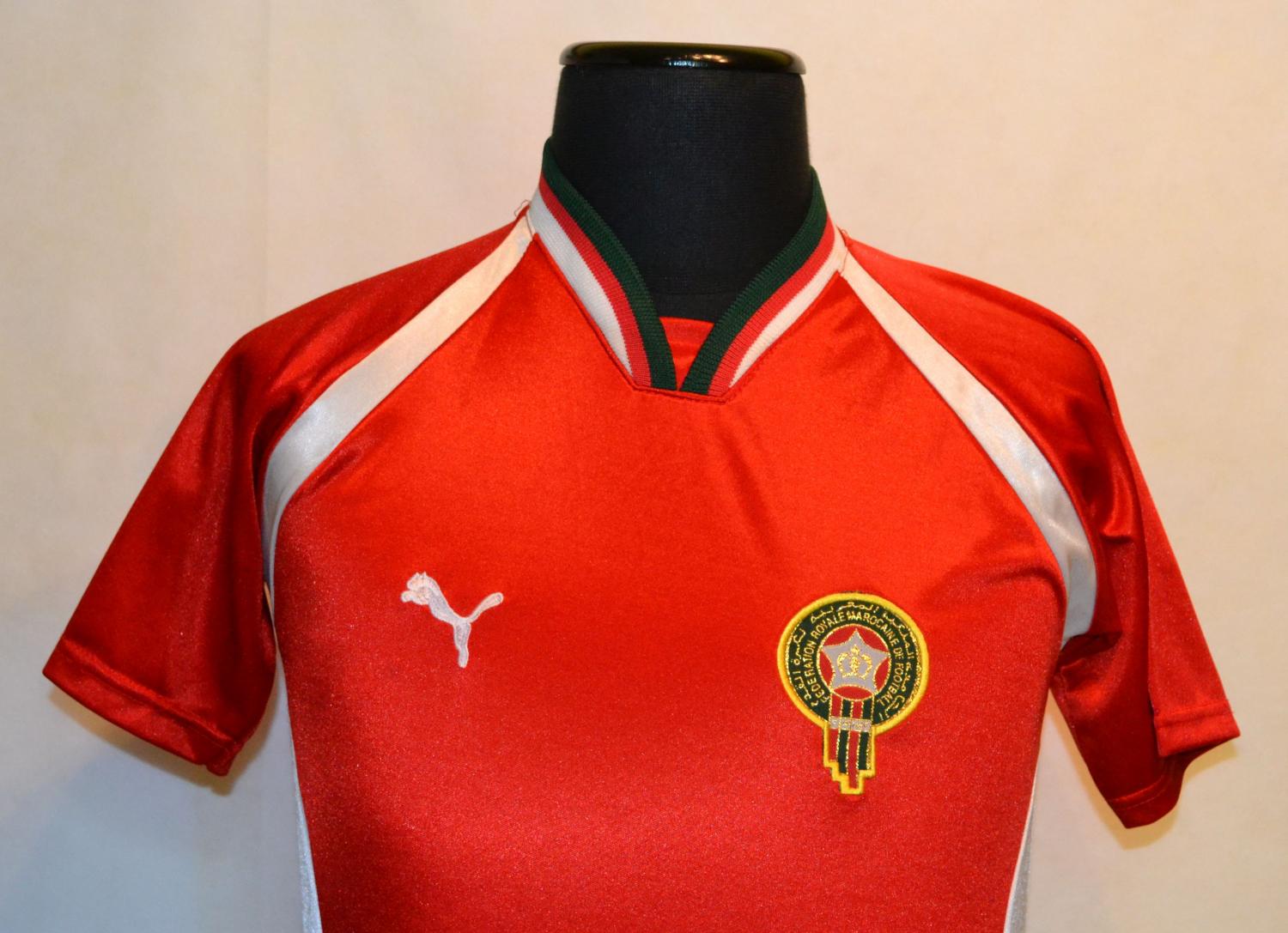 maillot maroc réplique 2000-2001 pas cher