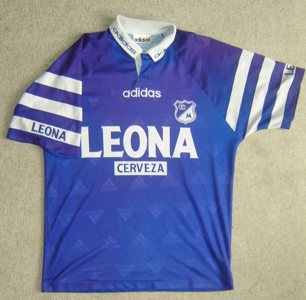 maillot millonarios domicile 1996 rétro