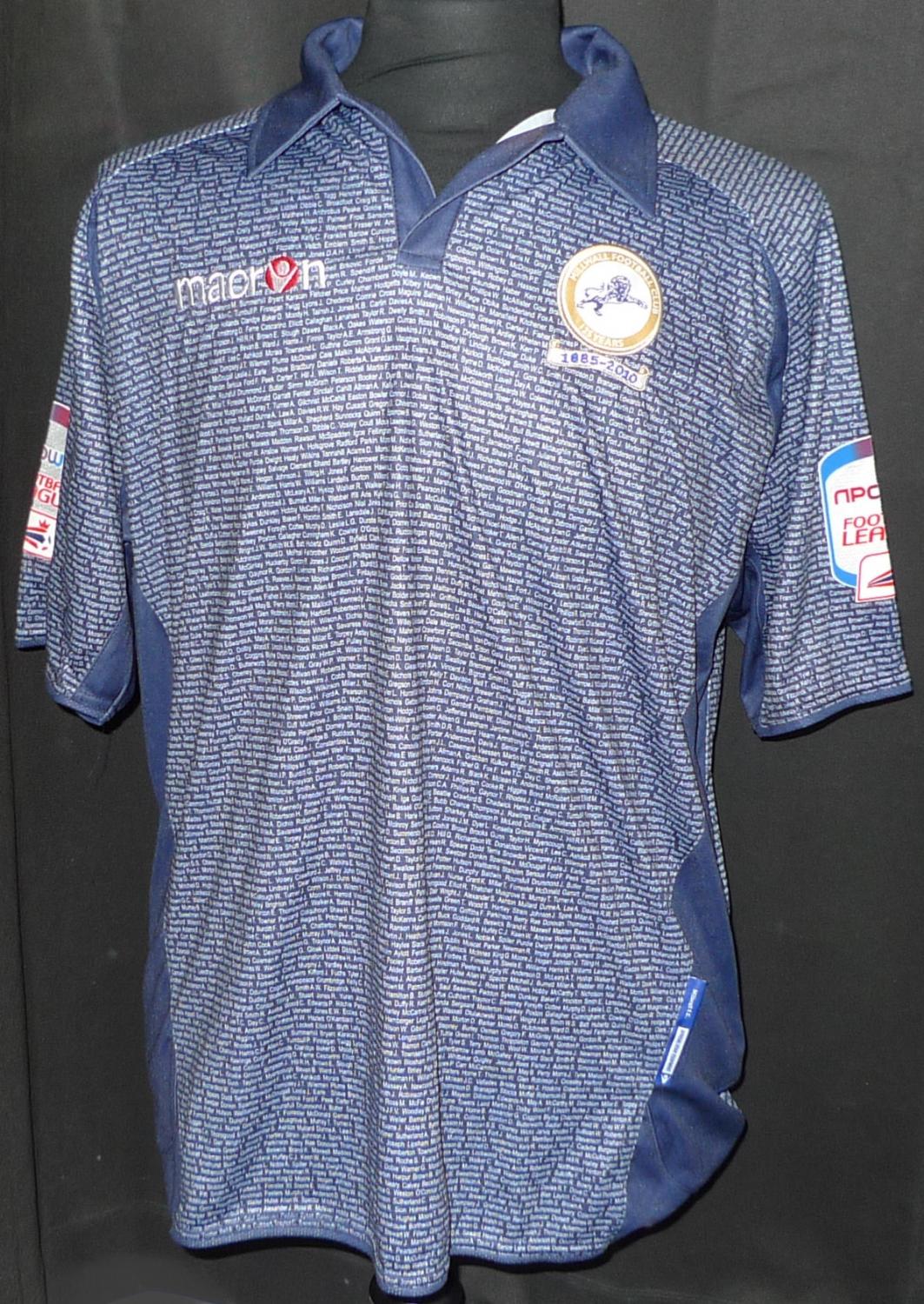 maillot millwall fc particulier 2010-2011 pas cher