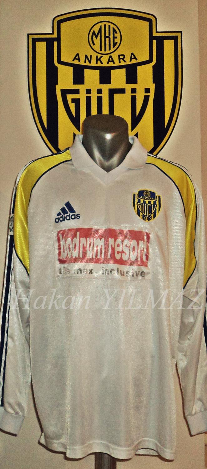 maillot mke ankaragücü exterieur 2000-2001 rétro