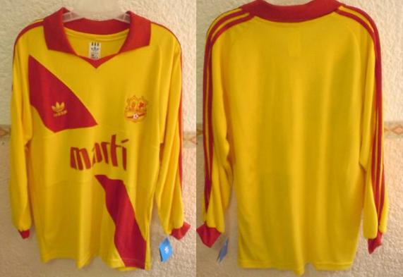 maillot monarcas morelia réplique 1986-1987 pas cher