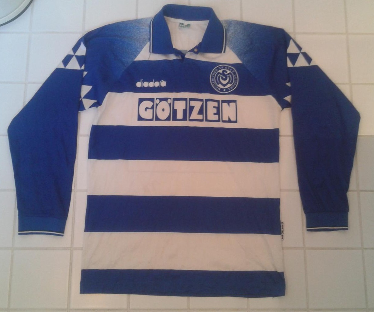 maillot msv duisbourg domicile 1994-1997 rétro