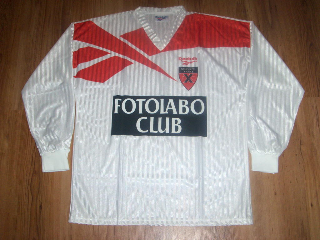 maillot neuchatel xamax exterieur 1993-1994 rétro