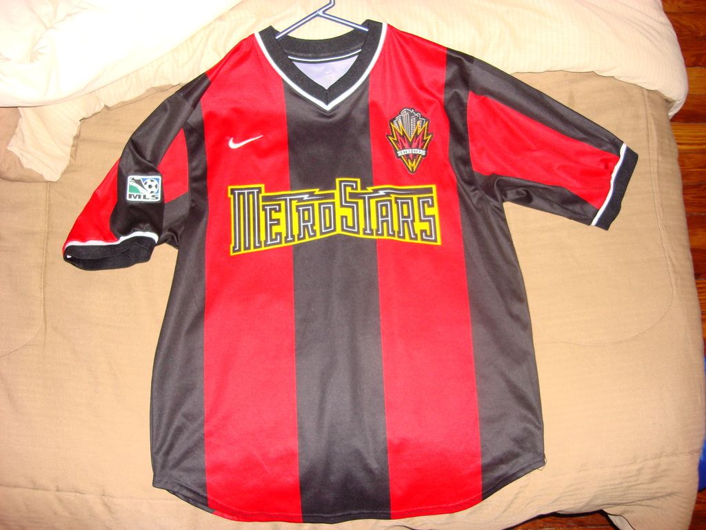 maillot new york red bulls domicile 2000-2002 rétro