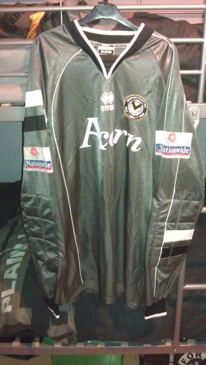 maillot newport county afc gardien 2006-2007 pas cher