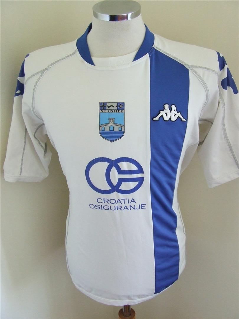 maillot nk osijek domicile 2007-2008 rétro