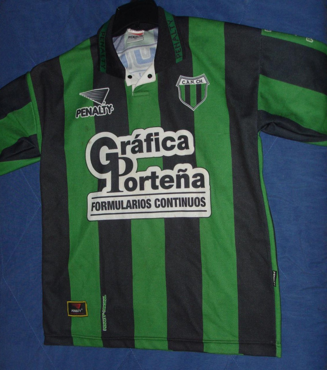 maillot nueva chicago domicile 1996-1998 rétro