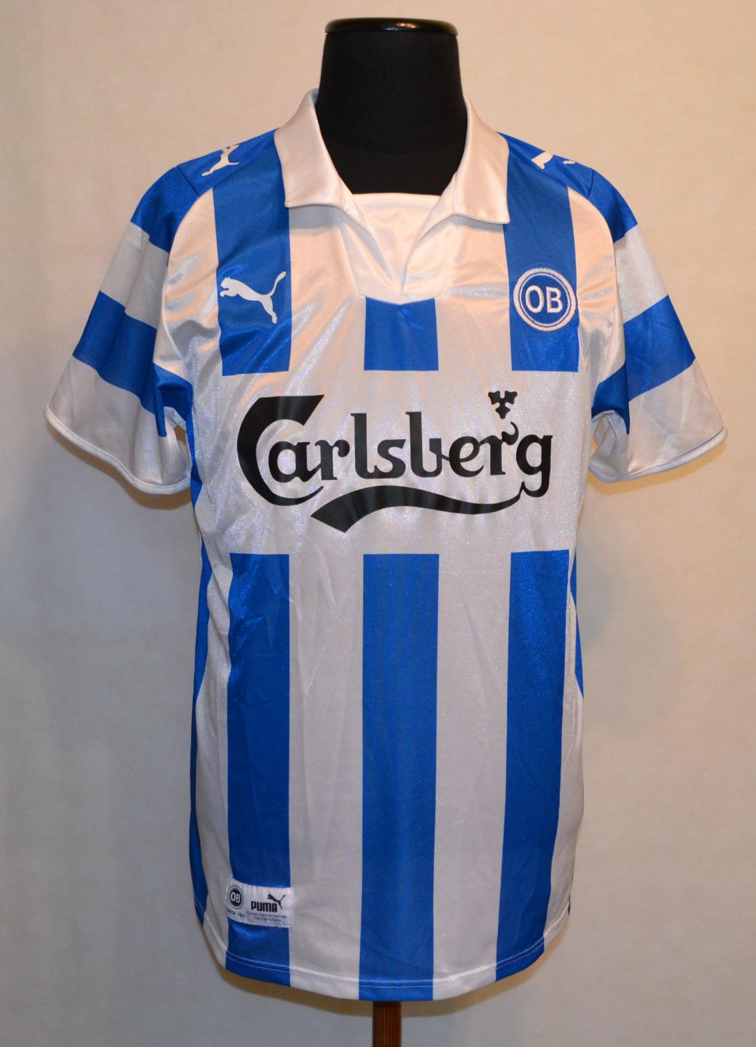 maillot odense boldklub domicile 2008-2010 rétro