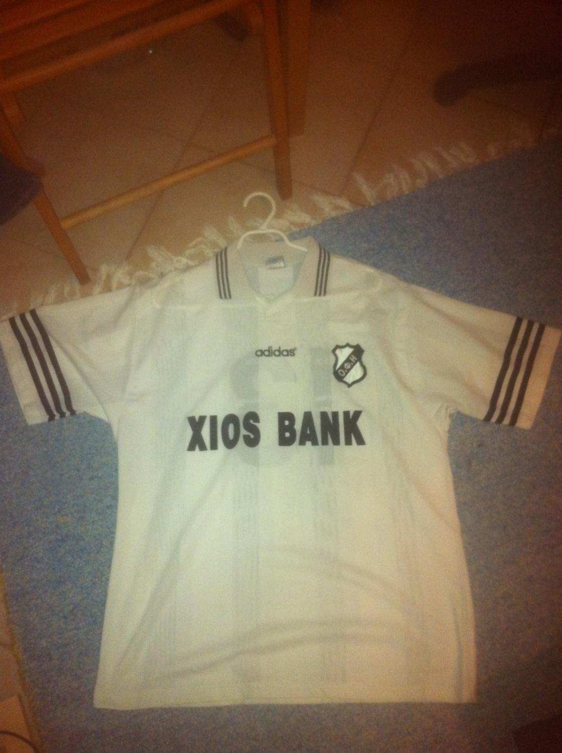 maillot ofi crète exterieur 1997-1998 rétro