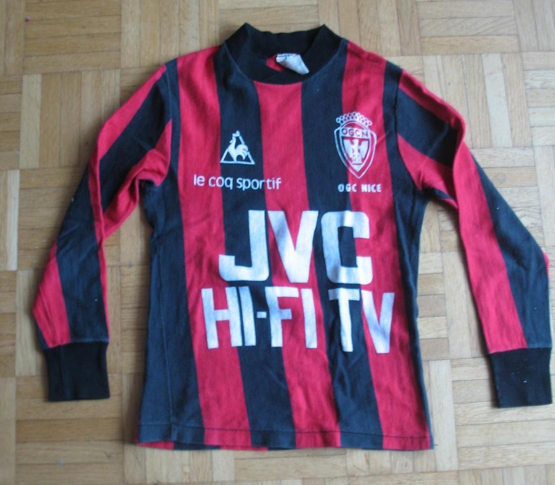 maillot ogc nice domicile 1981-1982 pas cher