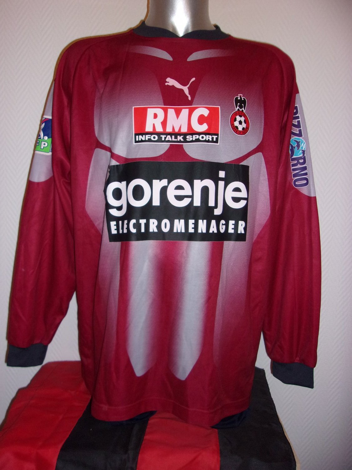 maillot ogc nice gardien 2004-2005 pas cher