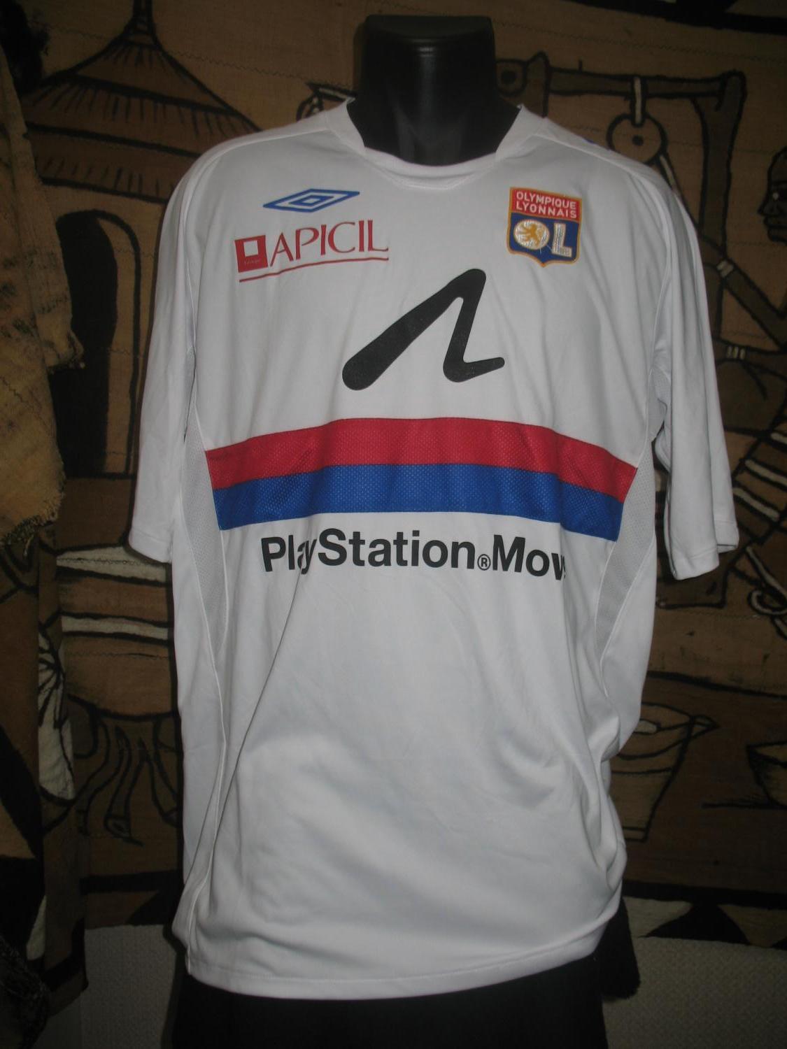 maillot ol domicile 2009-2010 pas cher