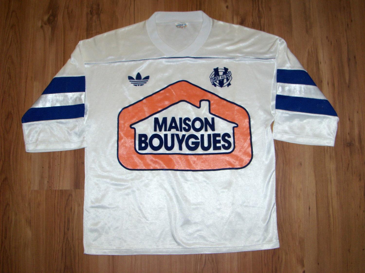 maillot om domicile 1987-1998 rétro