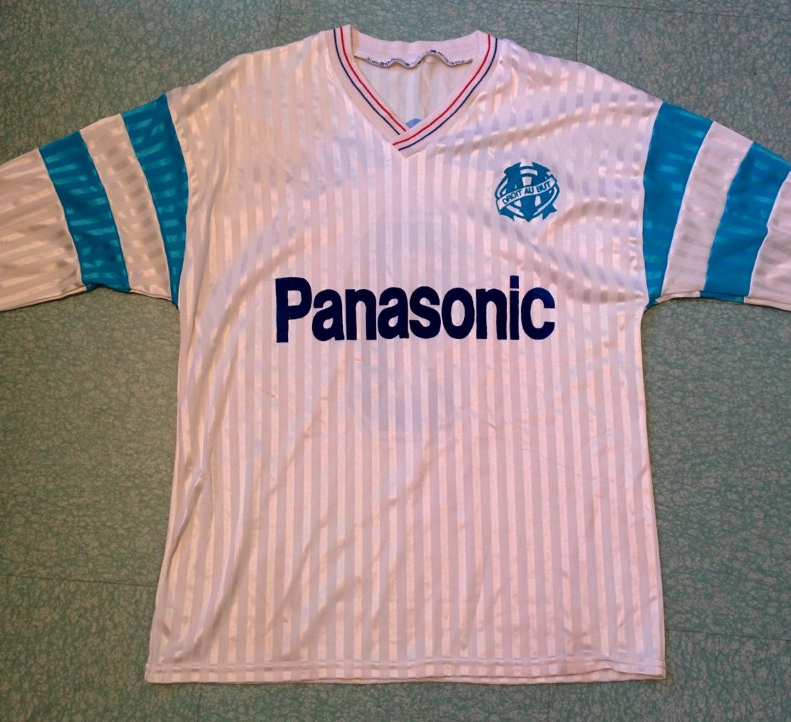 maillot om domicile 1989-1990 pas cher