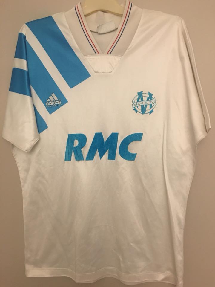 maillot om domicile 1992-1993 pas cher