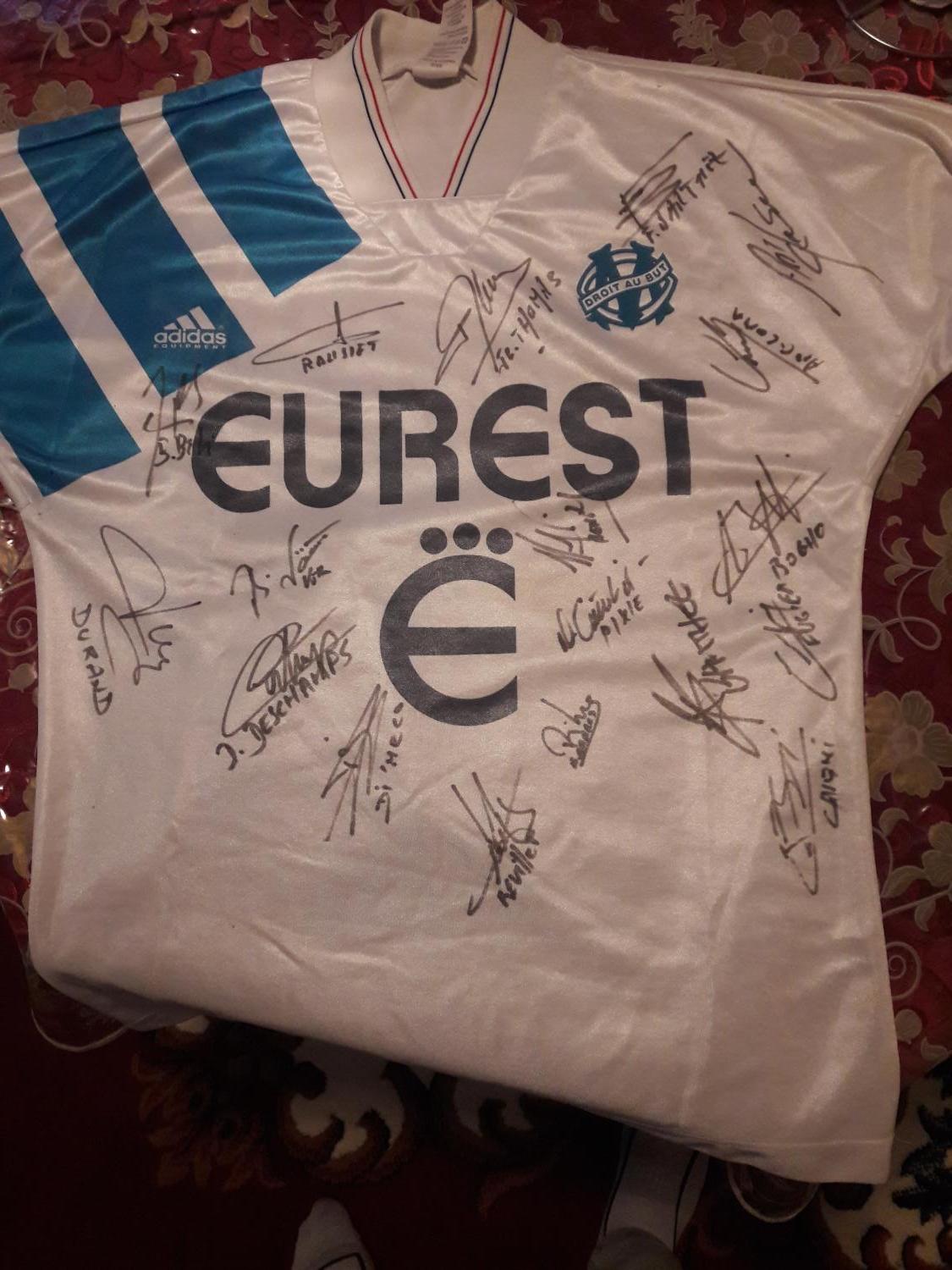 maillot om domicile 1993-1994 pas cher