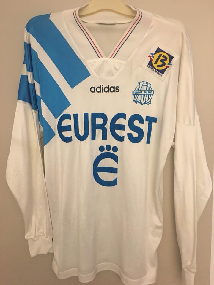 maillot om domicile 1993-1994 rétro