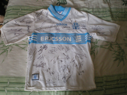 maillot om domicile 1996-1997 pas cher