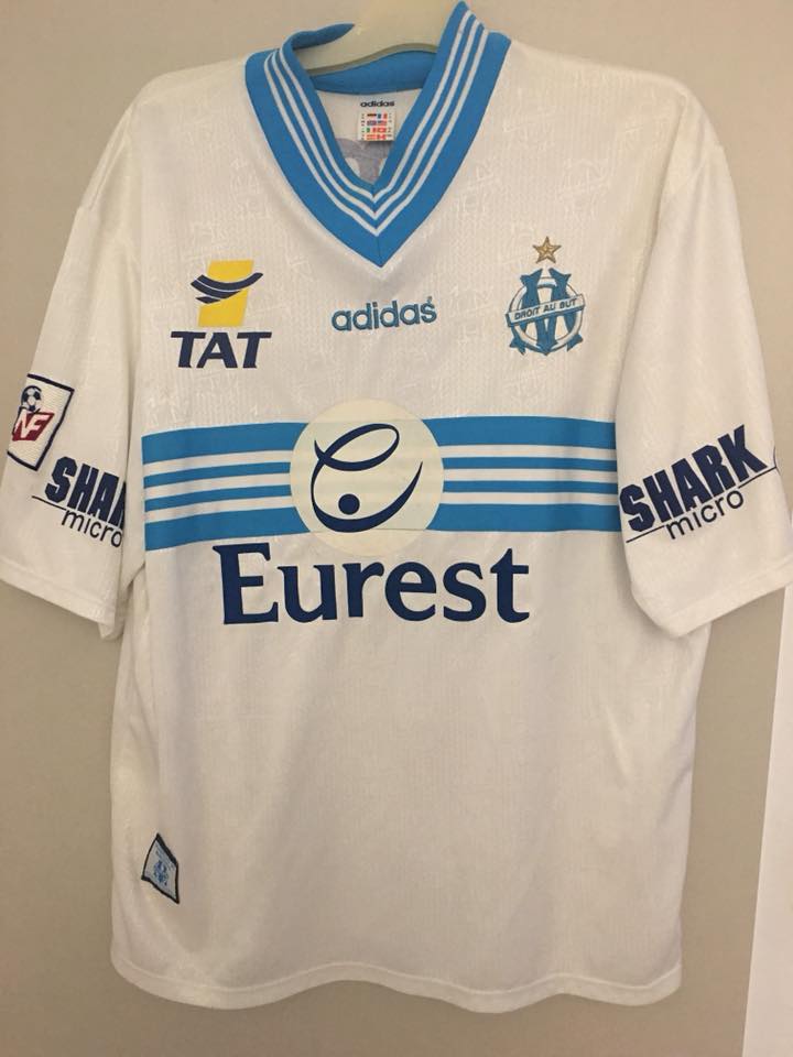 maillot om domicile 1996-1997 rétro