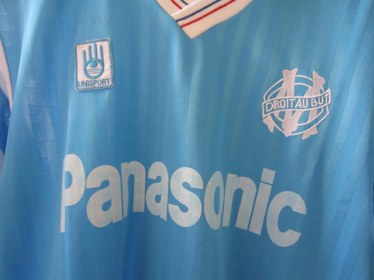 maillot om exterieur 1989-1991 rétro maillot om exterieur 1989-1991 rétro