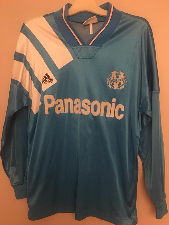 maillot om exterieur 1991-1992 pas cher