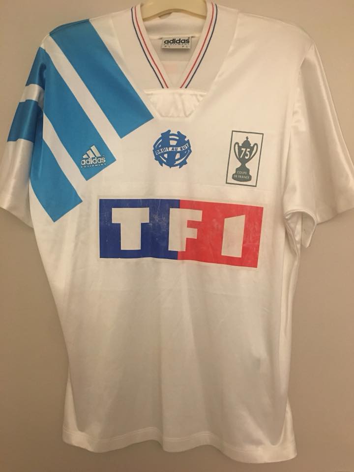 maillot om réplique 1991-1992 rétro