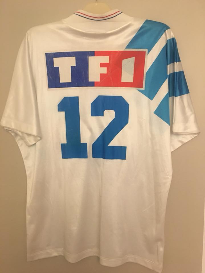 maillot om réplique 1991-1992 rétro maillot om réplique 1991-1992 rétro