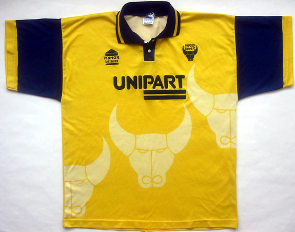 maillot oxford united fc domicile 1994-1996 pas cher