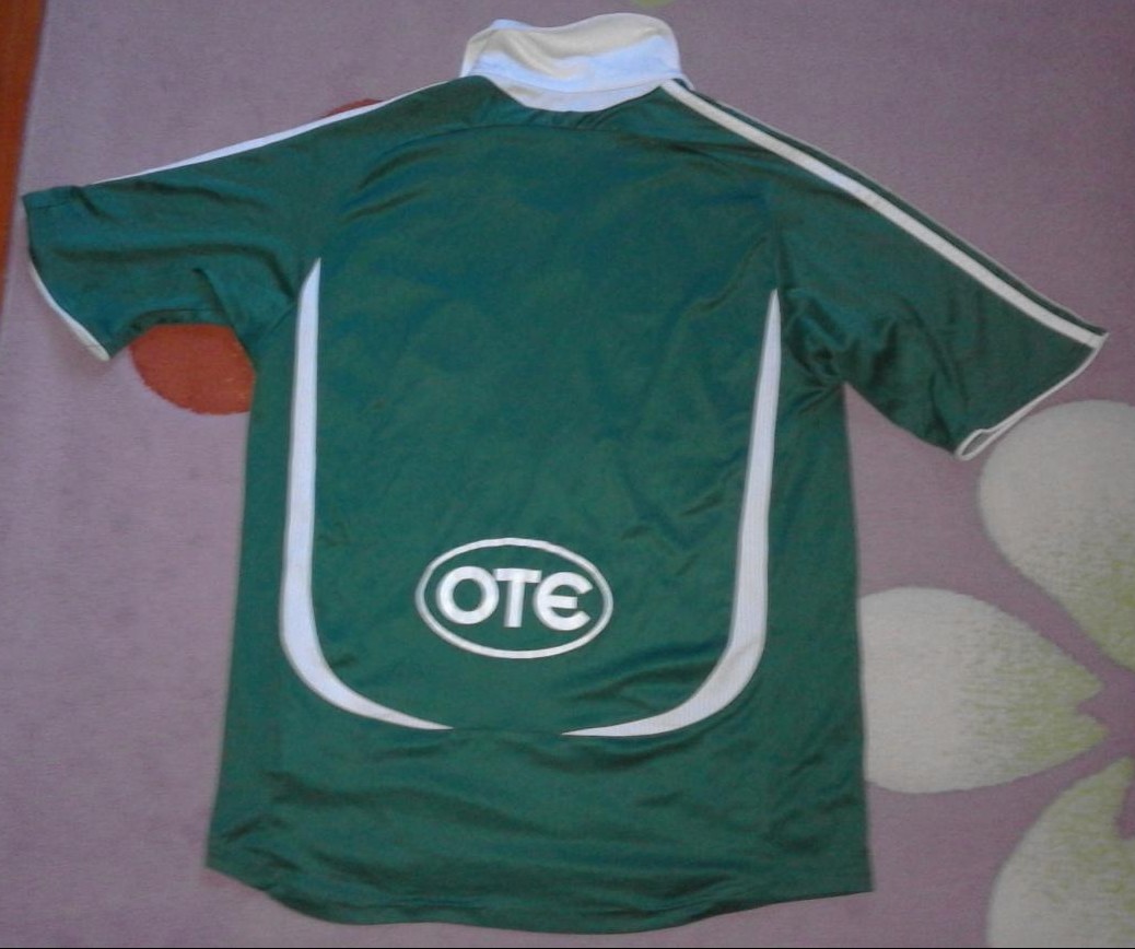 maillot panathinaikos domicile 2006-2007 rétro maillot panathinaikos domicile 2006-2007 rétro
