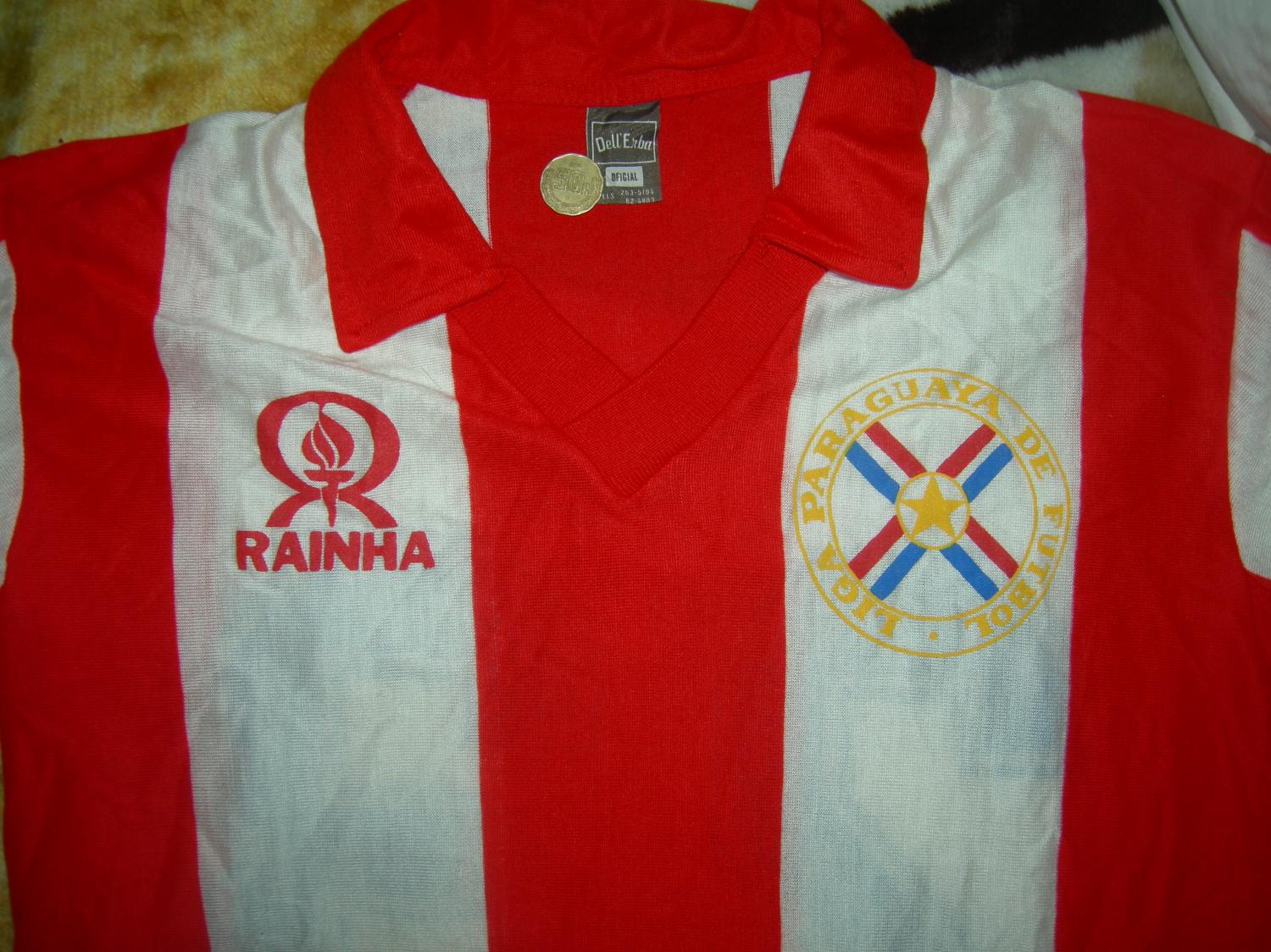 maillot paraguay réplique 1985-1986 rétro