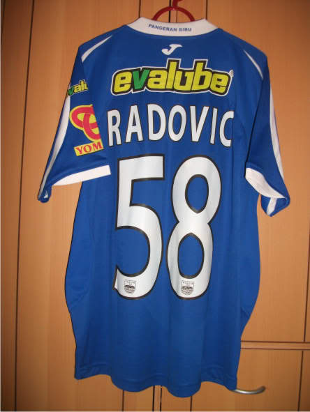 maillot persib bandung domicile 2010-2011 rétro