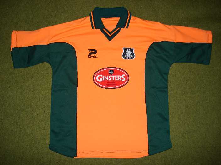 maillot plymouth argyle fc exterieur 2002-2003 rétro
