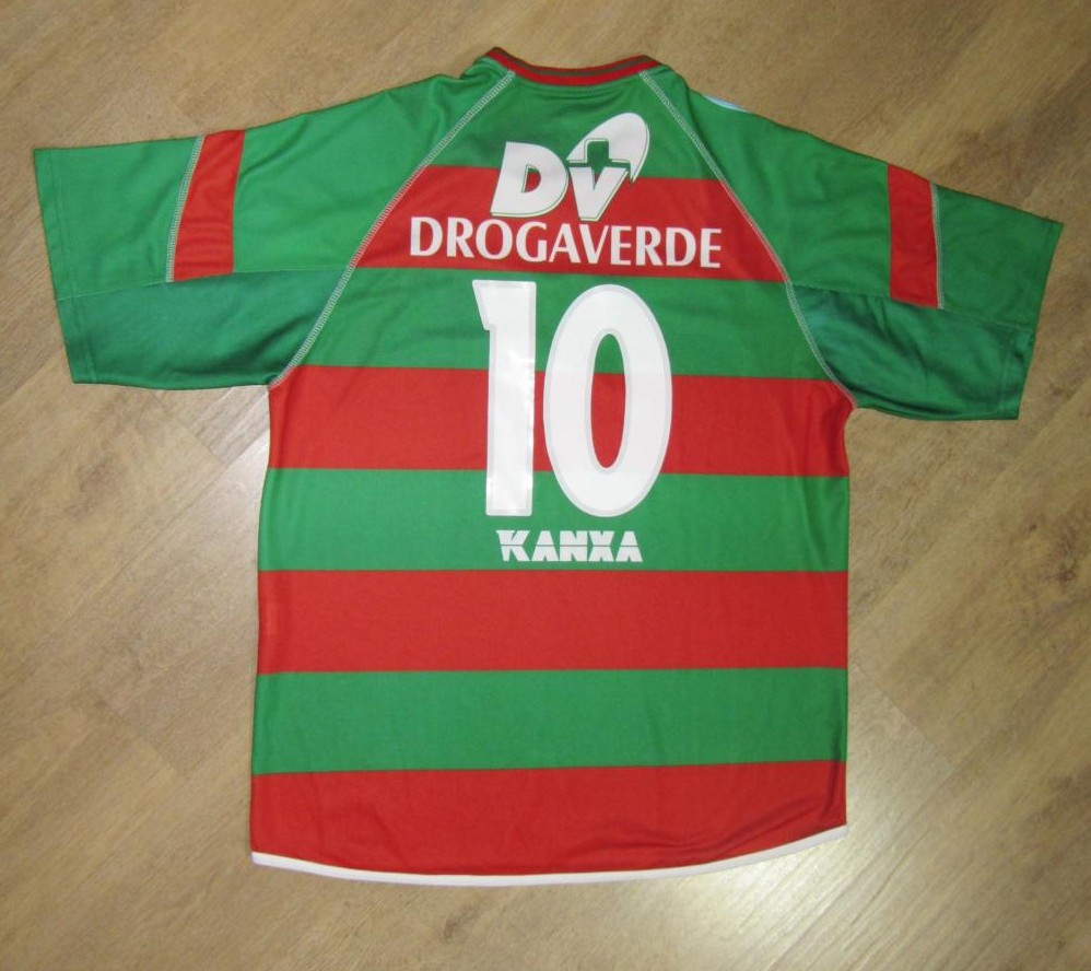 maillot portuguesa de desportos domicile 2005 rétro